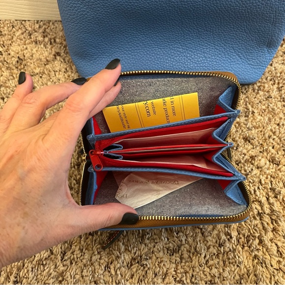 NWT Dooney & Bourke Sky Blue Crossbody Bag with Wallet included. - Picture 10 of 13